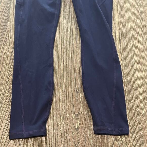 Fabletics Oasis PureLuxe High-Waisted 7/8 Leggings High Rise Stretch Blue Sz XS - Picture 2 of 11